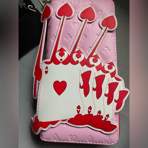 Loungefly | Disney Alice in Wonderland Ace of Hearts Wallet - Picture 11 of 12